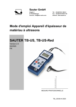 KERN TB 200-0.1US Mode d'emploi