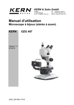 KERN OZG 497 Mode d'emploi