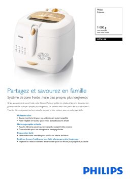 Philips HD6146/55 Friteuse Manuel utilisateur