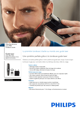 Philips BT9297/15 Beardtrimmer series 9000 Tondeuse à barbe Manuel utilisateur