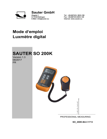 KERN SO 200K Mode d'emploi | Fixfr