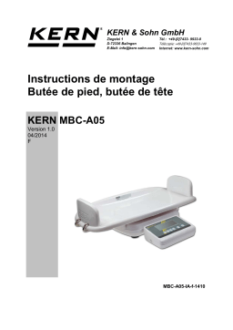 KERN MBC-A05 Mode d'emploi