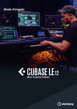 Steinberg Cubase LE 12 Mode d'emploi