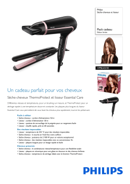 Philips HP8640/00 Sèche-cheveux et lisseur Manuel utilisateur