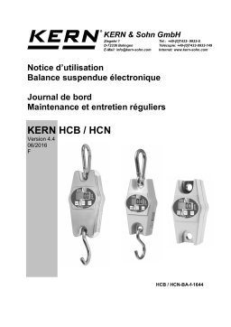 KERN HCB 100K200 Mode d'emploi