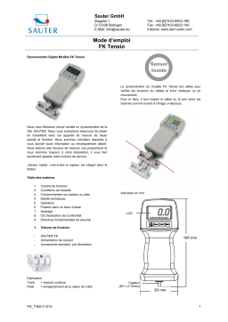 KERN FK 10T Mode d'emploi