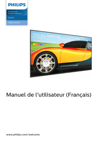 Philips 65BDL3550Q/00 Signage Solutions Écran Q-Line Manuel utilisateur | Fixfr