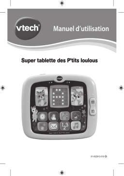VTech Super Tablette des P'tits Loulous Mode d'emploi
