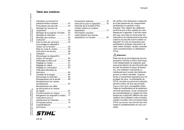 STIHL KW 85 Manuel utilisateur | Fixfr