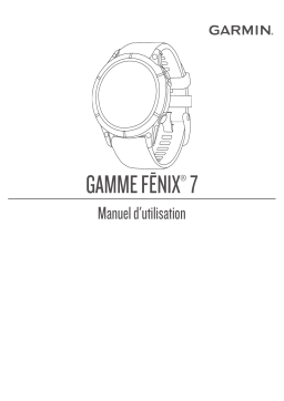 Garmin Fenix 7 S Mode d'emploi