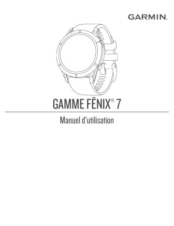 Garmin Fenix 7 S Mode d'emploi | Fixfr
