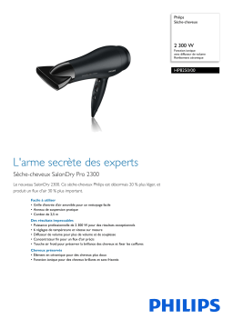 Philips HP8250/00 Sèche-cheveux Manuel utilisateur