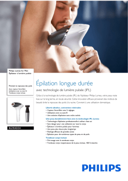 Philips BG9040/04 Lumea for Men Épilateur à lumière pulsée Manuel utilisateur