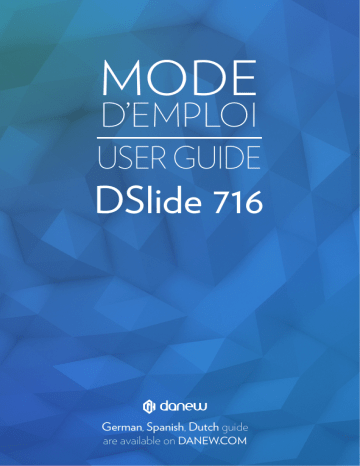 danew DSlide 716 Go Edition Mode d'emploi | Fixfr