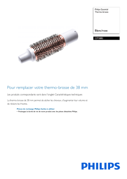 Philips CP1882/01 Essential Thermo-brosse Manuel utilisateur