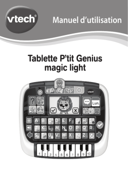 VTech P'tit Genius Magic Light Mode d'emploi