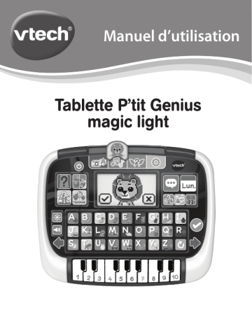 VTech P'tit Genius Magic Light Mode d'emploi | Fixfr