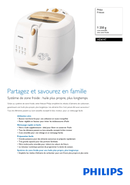 Philips HD6147/55 Friteuse Manuel utilisateur