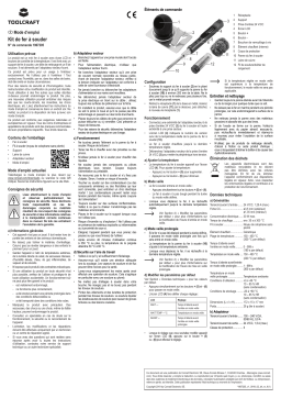 TOOLCRAFT TO-5901615 1967205 Soldering iron kit 30 W 150 - 450 °C Manuel du propriétaire