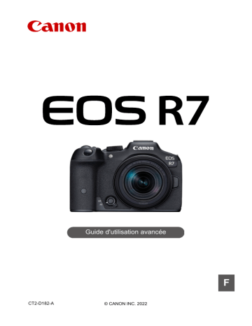 Canon EOS R7 Mode d'emploi | Fixfr