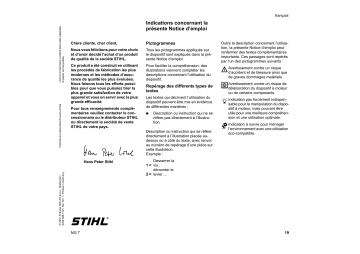 STIHL NG 7 Manuel utilisateur | Fixfr