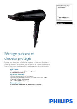 Philips HP8204/10 ThermoProtect Sèche-cheveux Manuel utilisateur