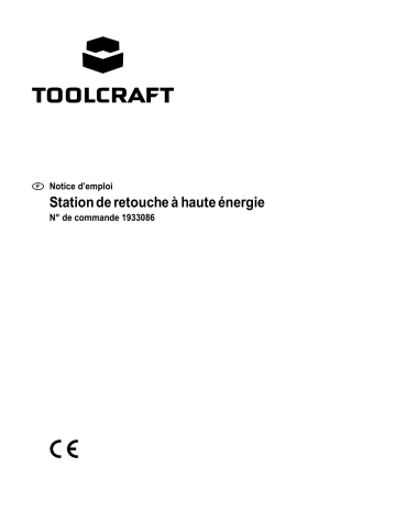 TOOLCRAFT TO-5799258 TPS-800 Hot air soldering Digital 1000 W 100 - 480 °C Manuel du propriétaire | Fixfr