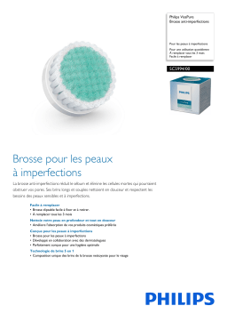 Philips SC5994/00 VisaPure Brosse anti-imperfections Manuel utilisateur