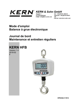 KERN HFB 150K50 Mode d'emploi