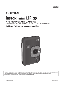 Fujifilm Intax Mini LiPlay Mode d'emploi