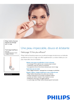 Philips SC5275/10 VisaPure Essential Appareil de nettoyage pour le visage Manuel utilisateur