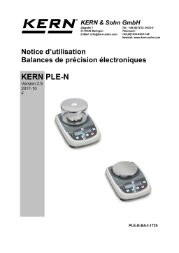 KERN PLE 4200-2N Mode d'emploi