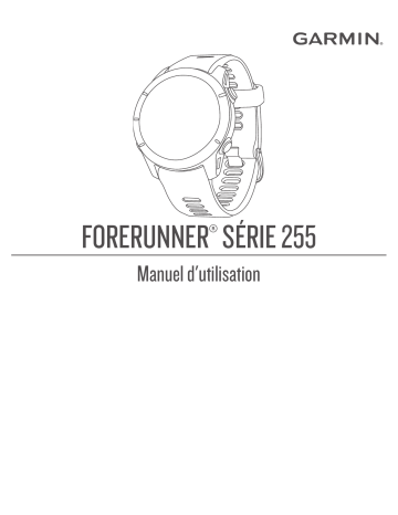 Garmin Forerunner 255 Mode d'emploi | Fixfr