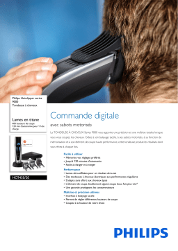 Philips HC9450/20 Hairclipper series 9000 Tondeuse à cheveux Manuel utilisateur