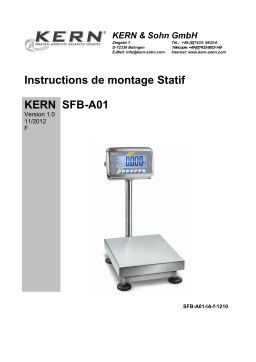 KERN SFB-A01 Mode d'emploi