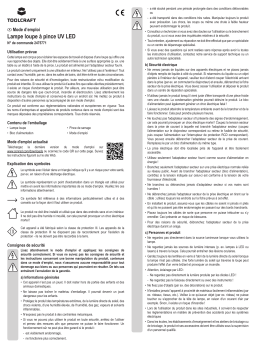 TOOLCRAFT TO-7427313 LED illuminated magnifier Magnification: 1.75 x, 4.75 x EEC: F Manuel du propriétaire