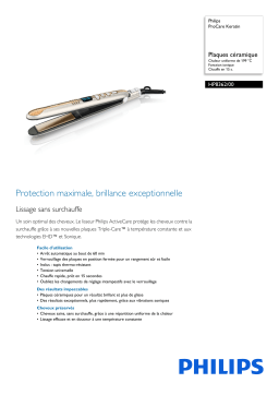 Philips HP8362/00 ProCare Keratin Manuel utilisateur