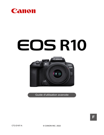 Canon EOS R10 Manuel utilisateur | Fixfr