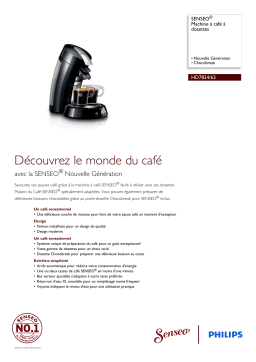 SENSEO® HD7824/63 SENSEO® Machine à café à dosettes Manuel utilisateur