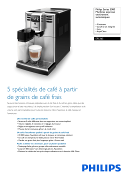 Philips EP5365/10R1 Series 5000 Machines espresso entièrement automatiques Manuel utilisateur