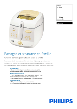 Philips HD6154/80 Friteuse Manuel utilisateur