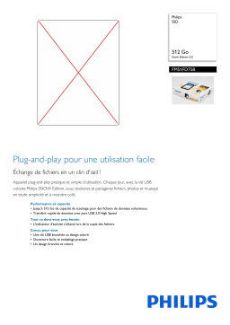Philips FM51FD75B/00 SSD Manuel utilisateur