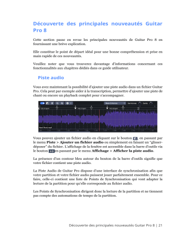 GUITAR PRO 8.0 Guide de démarrage rapide | Fixfr