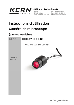 KERN ODC 881 Mode d'emploi