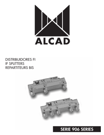 FI-473 | FI-374 | FI-594 | FI-244 | FI-474 | Alcad FI-243 Manuel du propriétaire | Fixfr