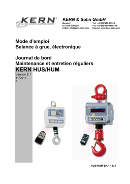 KERN HUS 60K20 Mode d'emploi