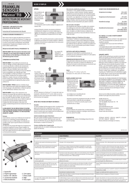 Franklin Sensors T13 Manuel utilisateur