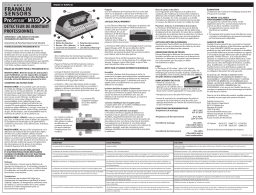 Franklin Sensors M150 Manuel utilisateur