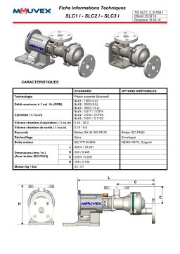 Mouvex SLC1 SLC2 SLC3 Manuel utilisateur