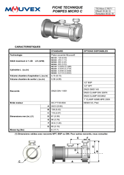 Mouvex Micro C Manuel utilisateur